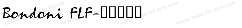 Bondoni FLF字体转换